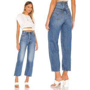 LEVI'S Ribcage Straight Ankle Size 29 At The Ready